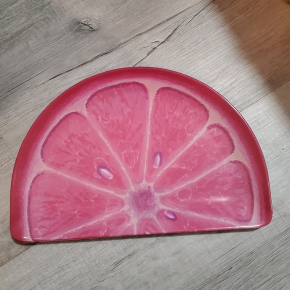 Pink Grapefruit Serving Tray - Picture 2 of 3